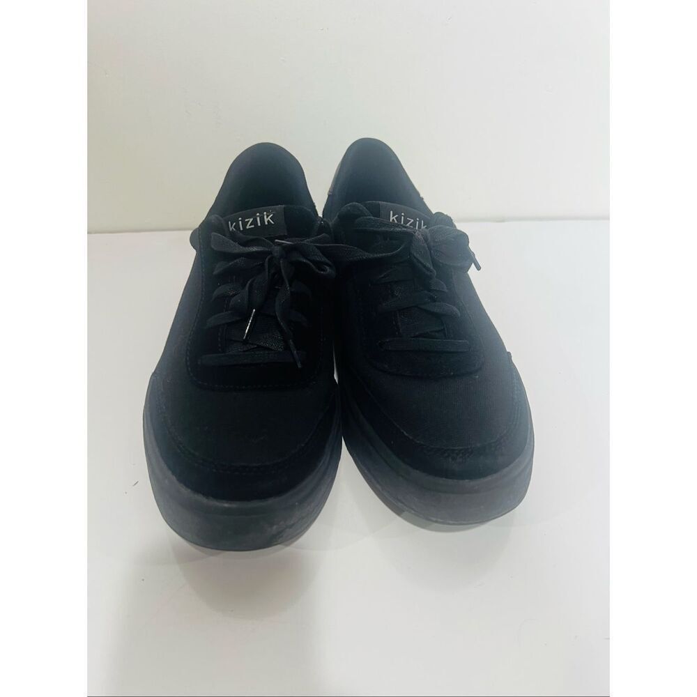 Kizik Prague Hands Free Slip On Black Sneakers Triple Black Unisex M 8.5 W 10 Wi